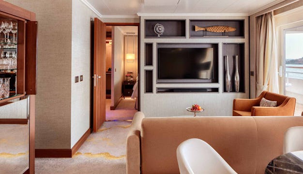 Crystal Symphony Junior Crystal Penthouse Suite Cabin Stateroom