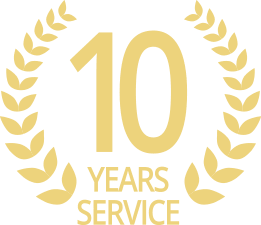 10 years service