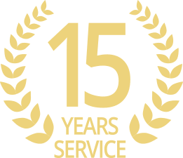 15 years service