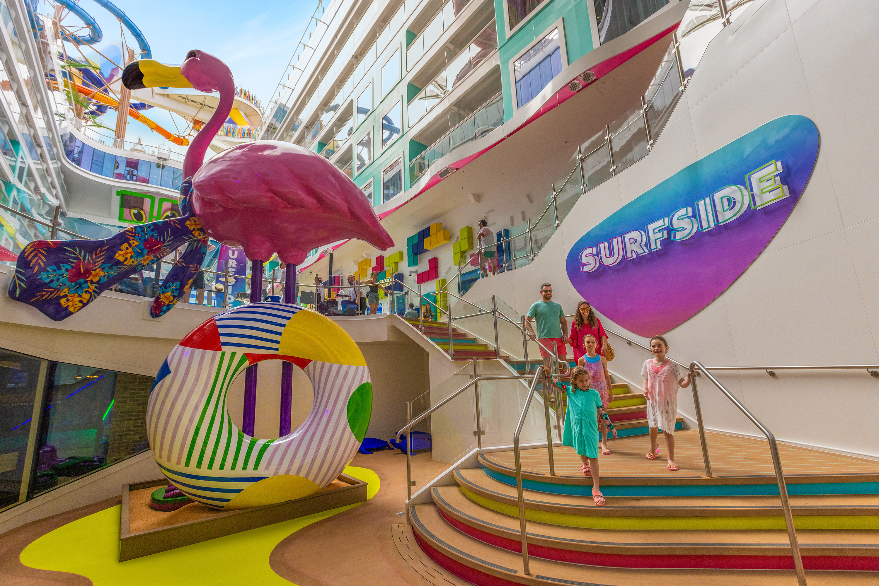 Surfside - a neighbourhood for young families and is where adults and kids ages six and under can stay and play all day