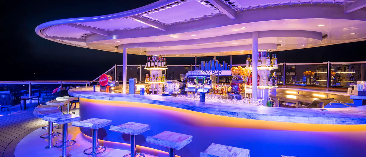 Have a drink at the Sky bar