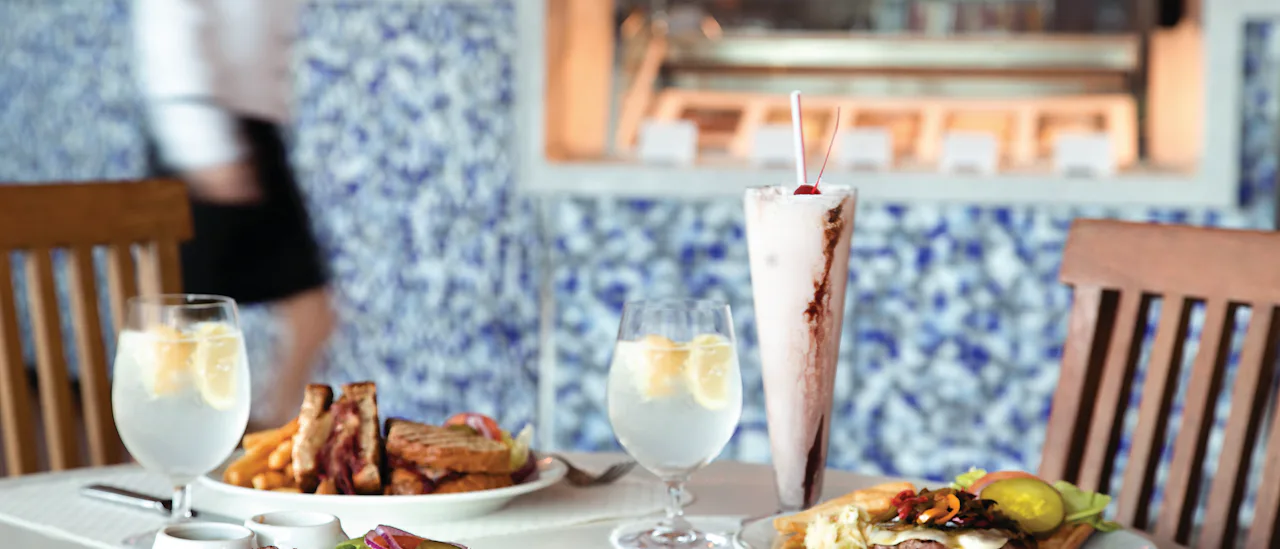 Laid-back style at Waves Grill