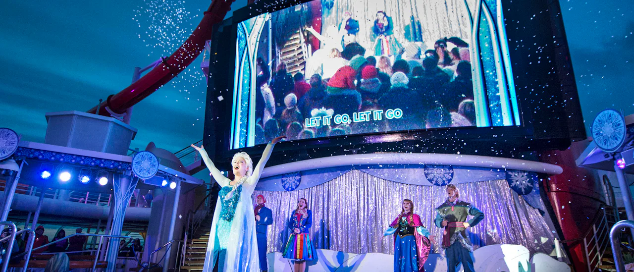 Watch a disney movie under the stars.