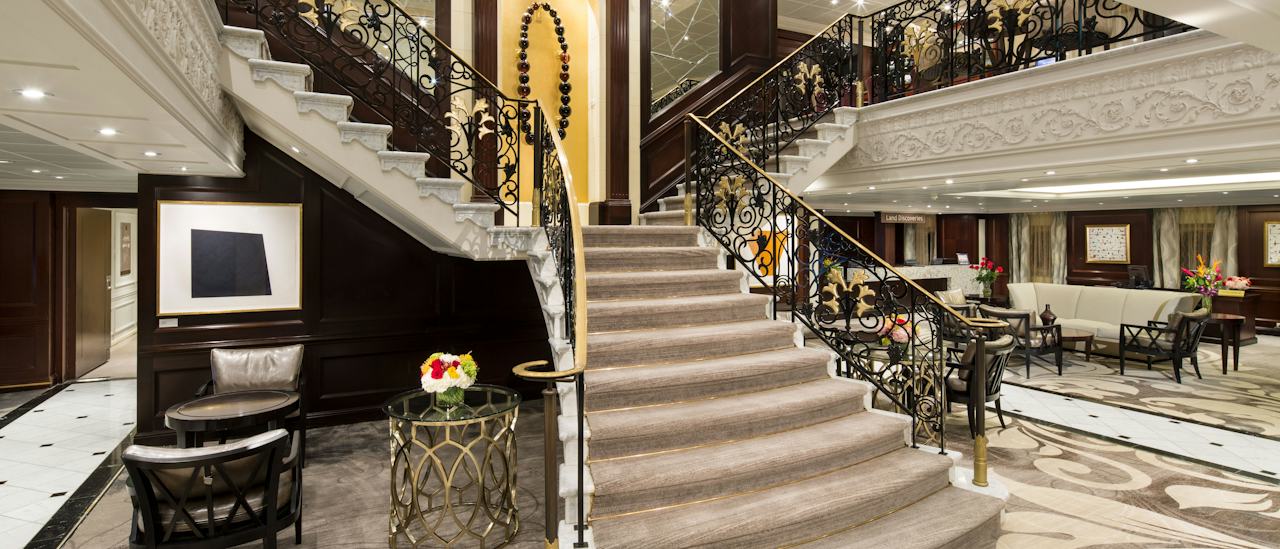 A Classic staircase inspired by the Titanic
