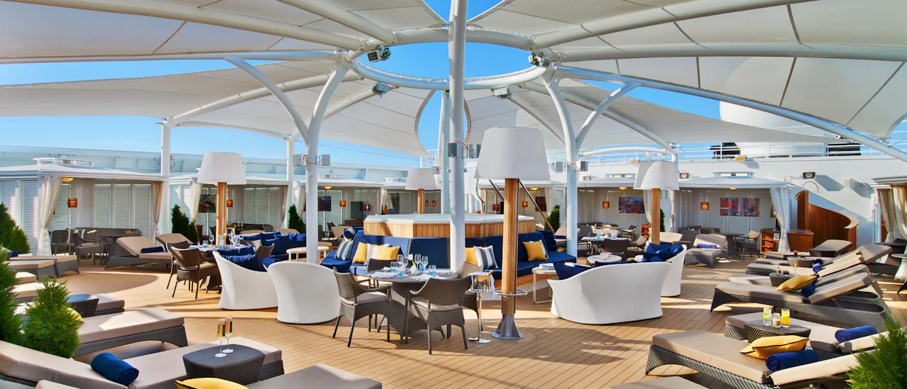 The Retreat is the ship’s oasis for relaxation