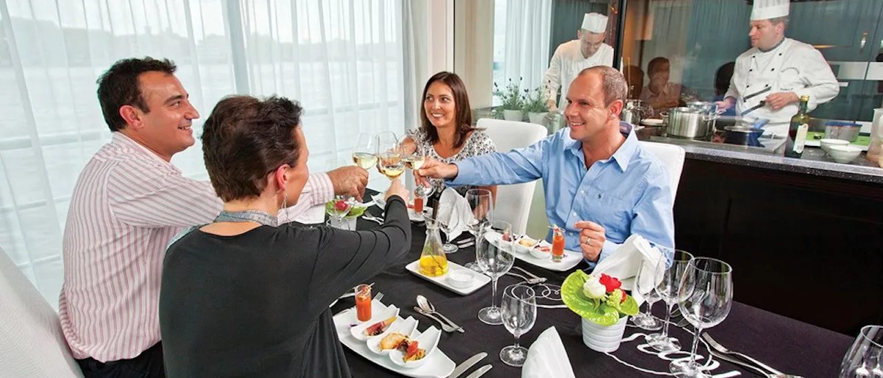 The main dining room