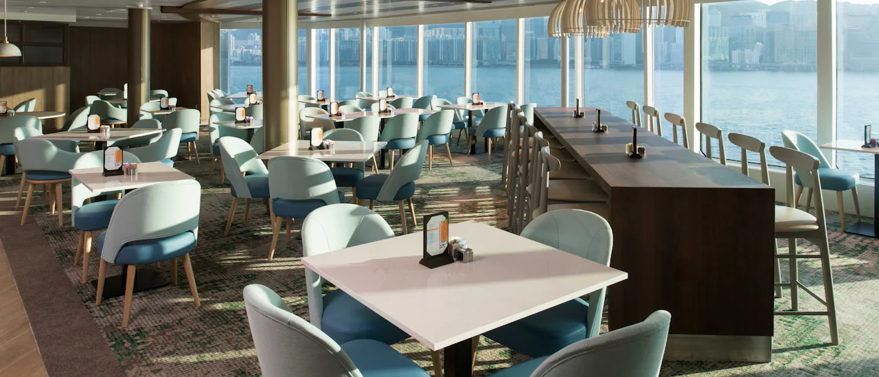 Savor a world of flavors in the market-place inspired Oceanview Café