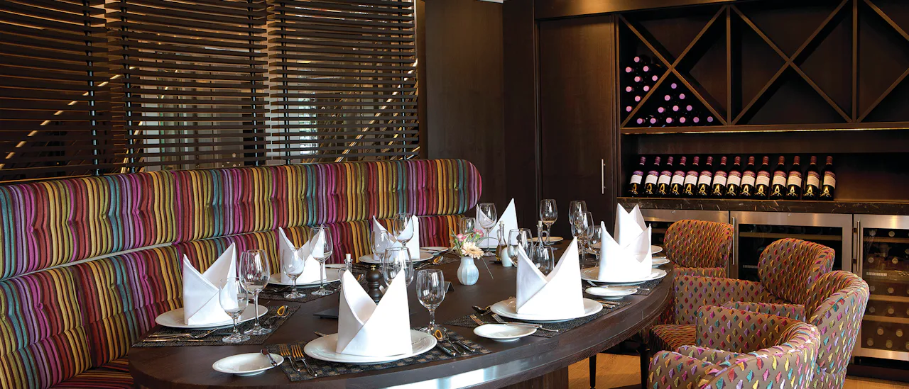 Taste and learn about wines in the wine tasting room