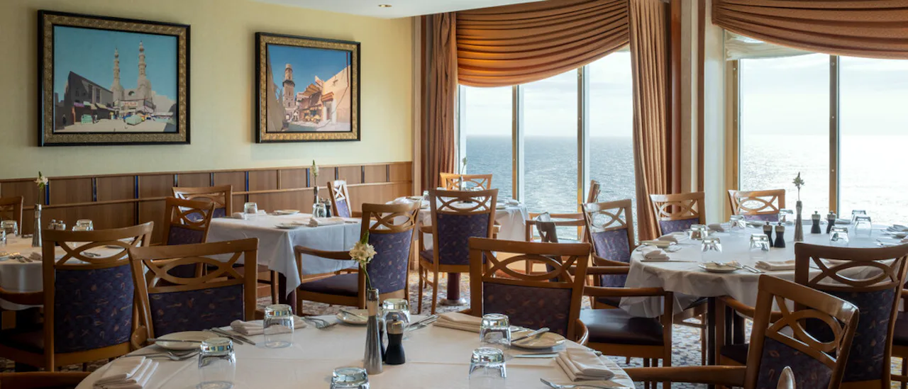 The main dining restaurant