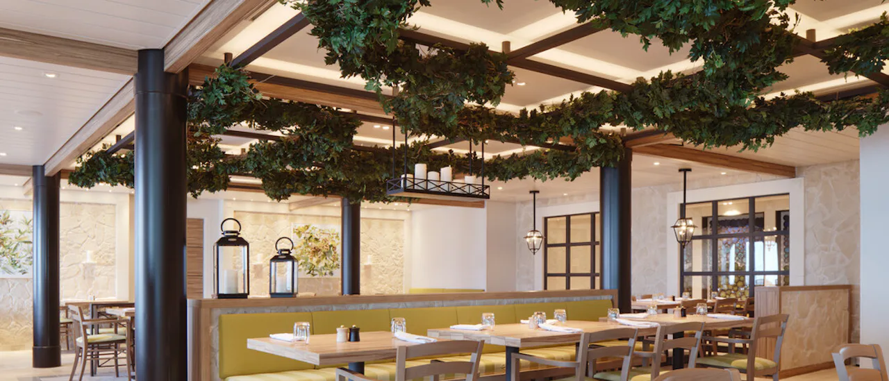 Savour authentic Mediterranean dishes and sharing platters at The Olive Grove, complemented by aperitifs and regional wines for a relaxed dining experience