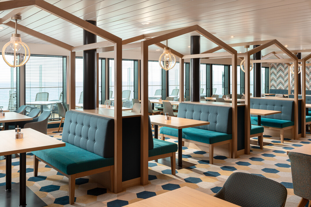 The Quays is a multi-venue dining piazza with a variety of eateries