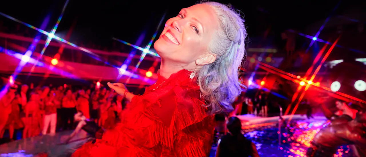 Welcome to Scarlet Night—celebrate with circus acts, games, karaoke, myth-telling, and live music, all honouring a love that turned the world scarlet!