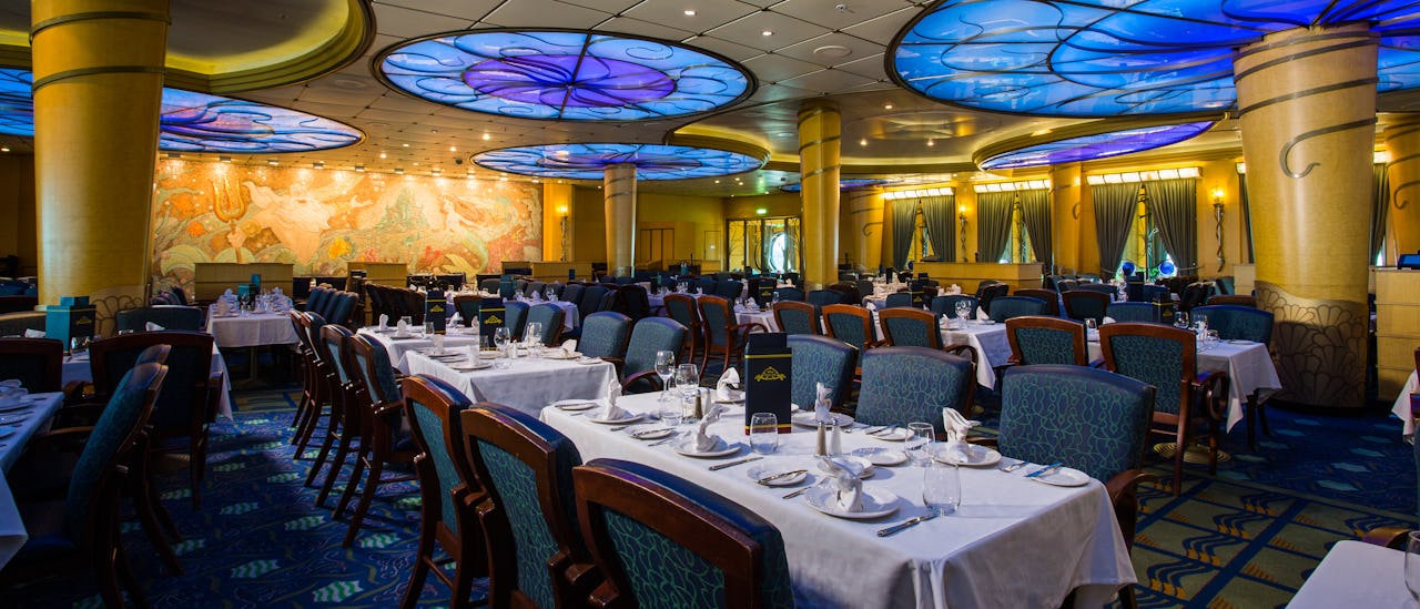 Tritons an exclusive restaurant and named after the little mermaid's father