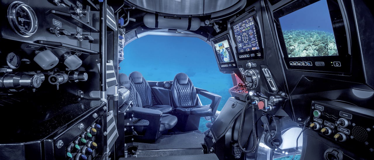 An exciting range of submarine excursions are available for an additional fee, taking you deep into the depths of the oceans from the Arctic, to Antarctica, from the Caribbean to the Mediterranean and the fjords of Norway to Greenland.