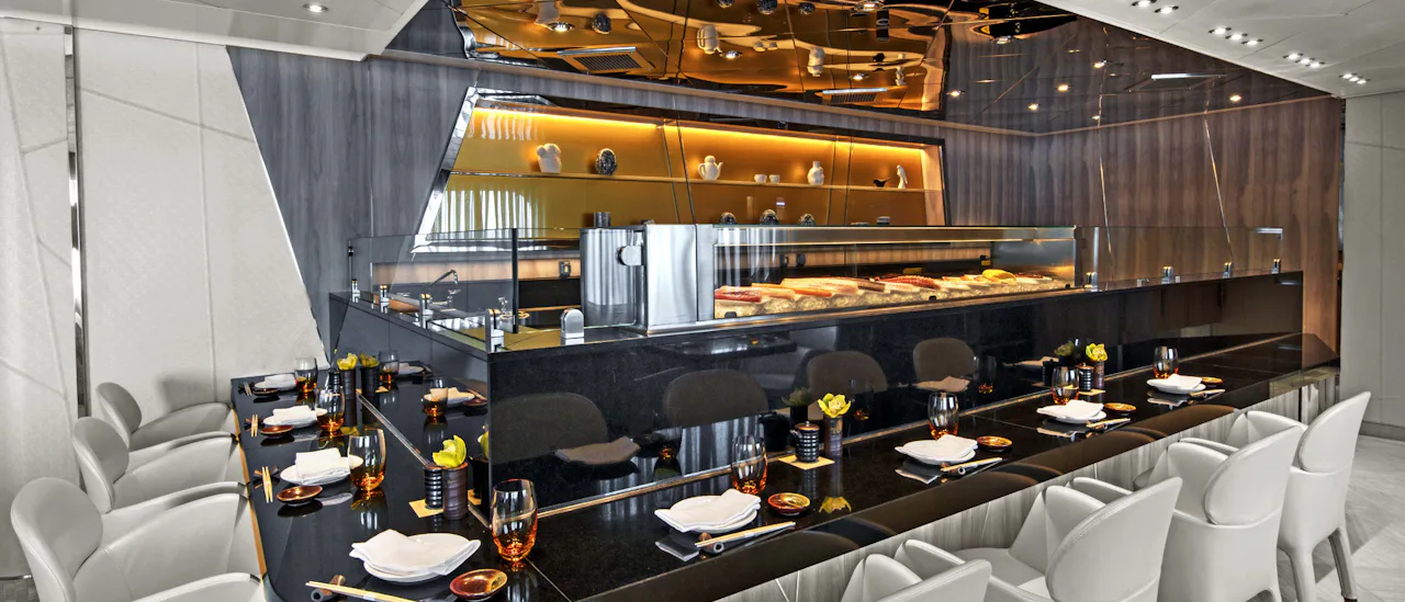 A taste of Japan at the “Sushi” restaurant