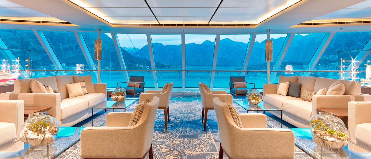 Enjoy the views from the Observation Lounge