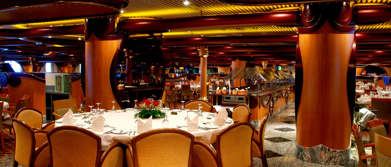 The main dining room