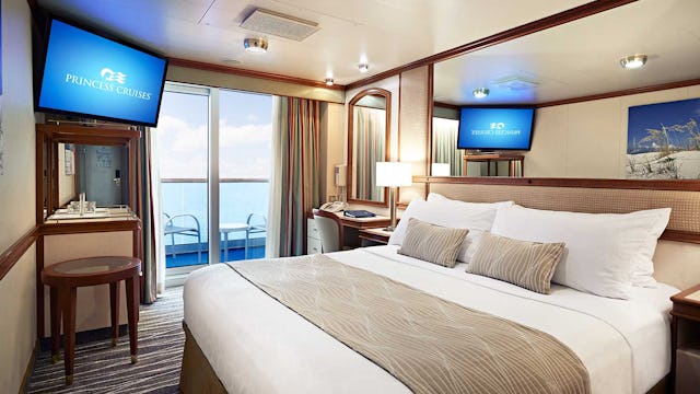 Crown Princess Balcony Cabin Stateroom