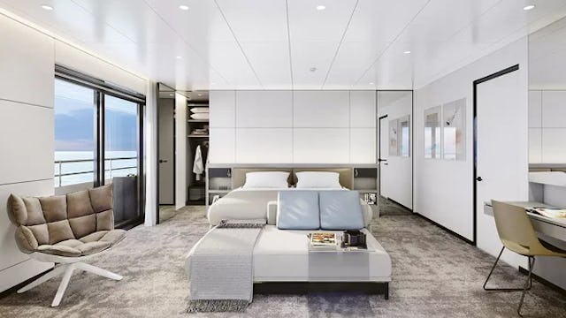 Emerald Kaia Yacht Suite Cabin Stateroom