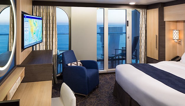 Anthem of the Seas Balcony Ocean View Cabin Stateroom