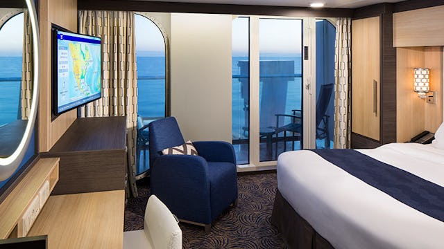 Anthem of the Seas Balcony Ocean View Cabin Stateroom