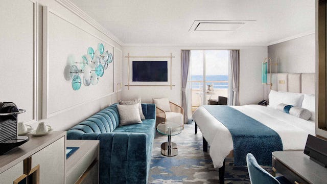 Aquamarine Veranda Suite Cabin Stateroom Guest Room