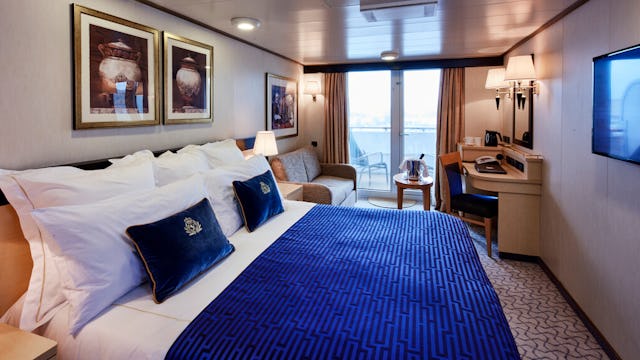 Queen Elizabeth Balcony Cabin Stateroom