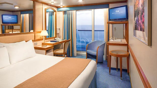 Island Princess Balcony Cabin Stateroom