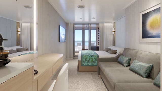 Star Princess Cabana Mini-Suite Cabin Stateroom