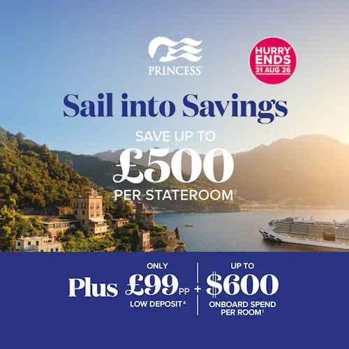 PRINCESS CRUISES: SAIL INTO SAVINGS!