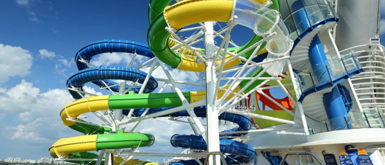 Independence of the Seas The Perfect Storm Slides