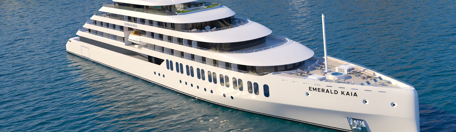 Emerald Kaia, the newest ship from Emerald Yacht Cruises
