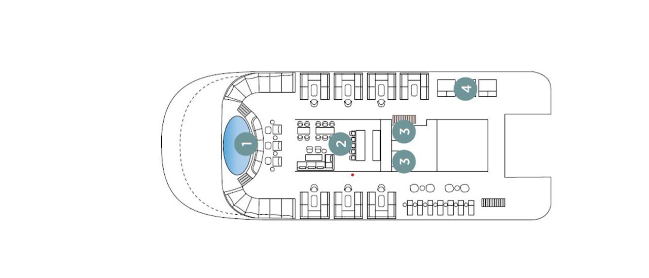 Emerald Kaia Deck 7 Sky Deck Plan