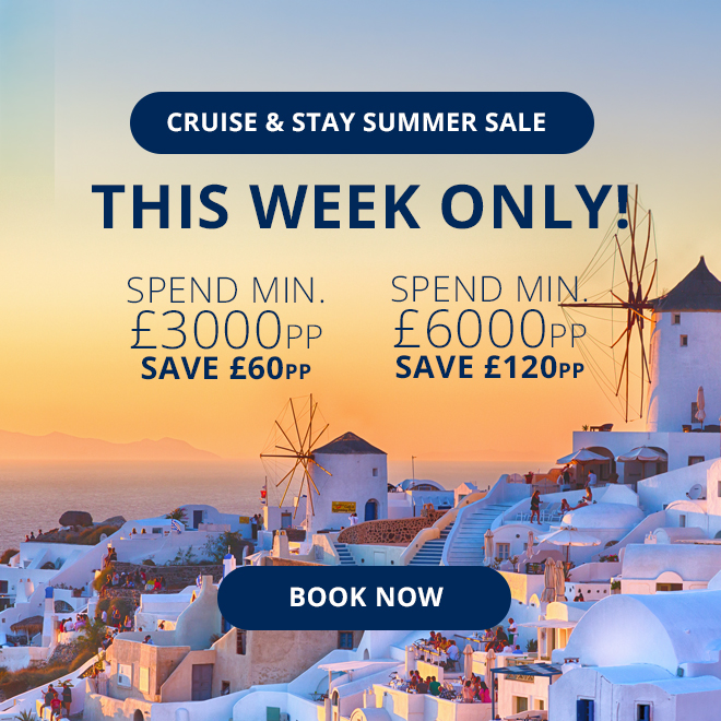CRUISE & STAY SUMMER SALE IS HERE!