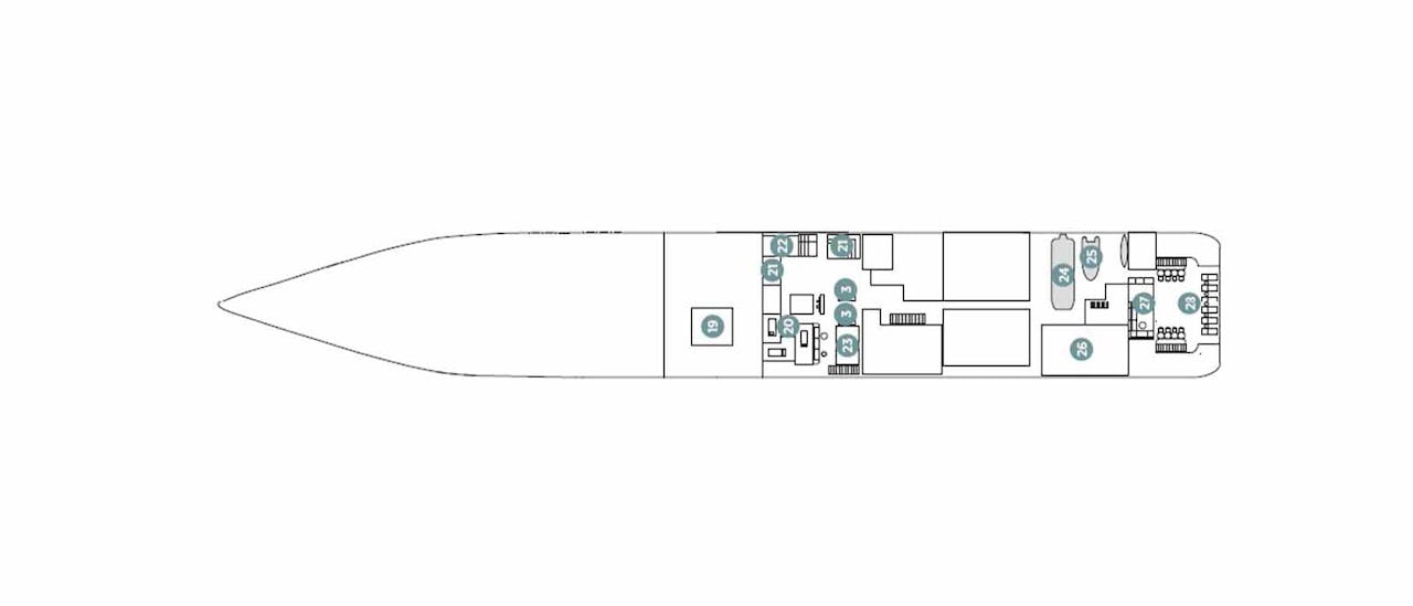 Emerald Kaia Deck 2 Wellness Deck Plan