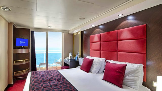 MSC Preziosa Junior Balcony Cabin Stateroom