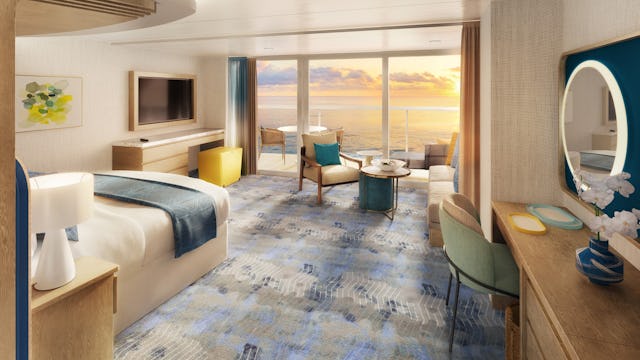 Icon of the Seas Sunset Suite