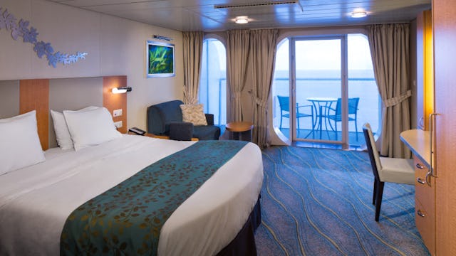 Oasis of the Seas Connecting Ocean View Balcony