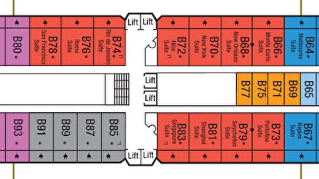 Arcadia Deck Plan