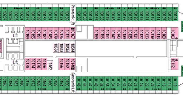 MSC Euribia Deck Plan
