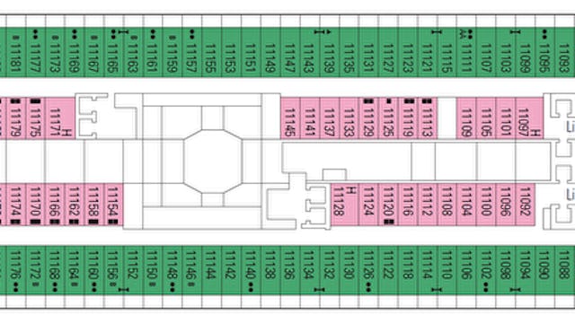 MSC Seaside Deck Plan