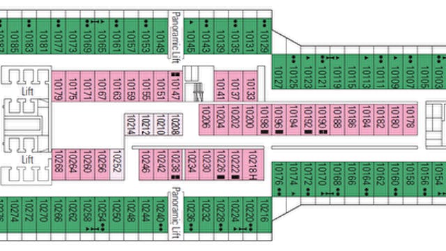 MSC Virtuosa Deck Plan