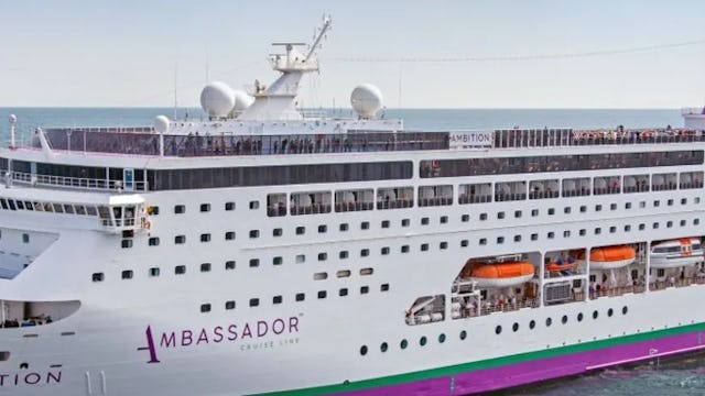 Ambassador Ambition cruises from Falmouth