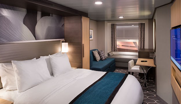 Symphony of the Seas Promeade View Interior Inside Cabin Stateroom Accomodation