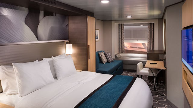 Symphony of the Seas Promeade View Interior Inside Cabin Stateroom Accomodation