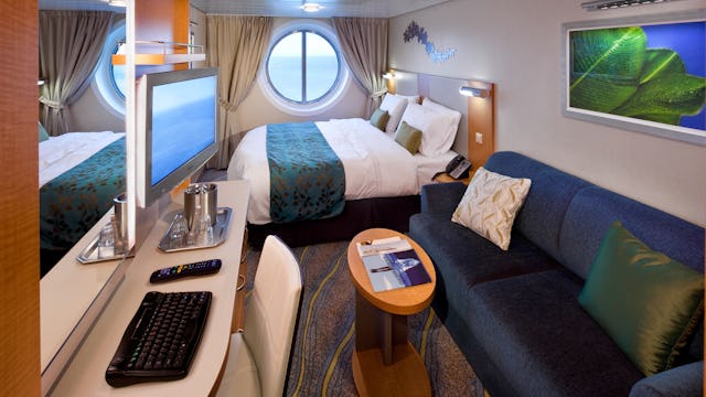 Symphony of the Seas Ocean View Cabin Stateroom Accomodation