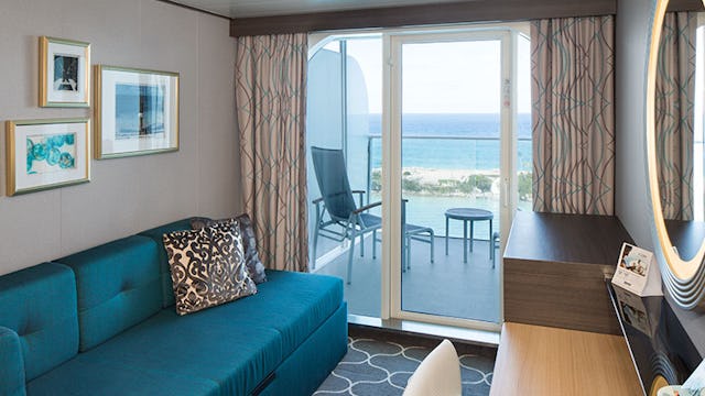 Symphony of the Seas Ocean View Balcony Cabin Stateroom Accomodation