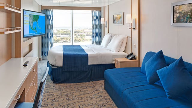 Adventure of the Seas Spacious Panoramic Ocean View Cabin Stateroom