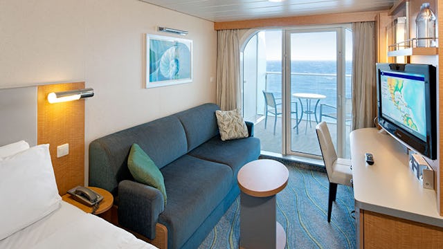 Allure of the Seas Ocean View Balcony Cabin Accomodation Stateroom