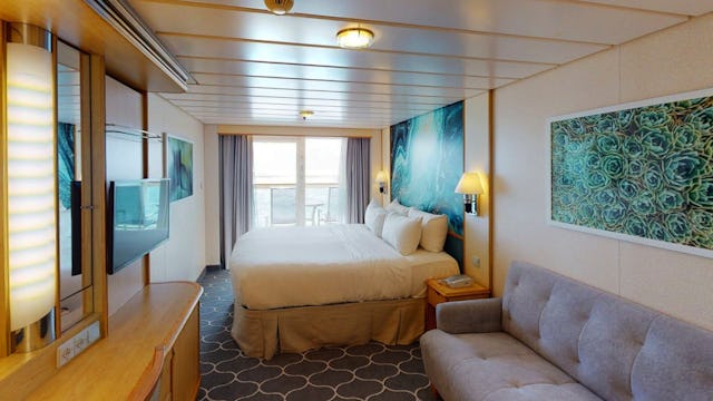 Freedom of the Seas Spacious Ocean View Balcony Cabin Stateroom